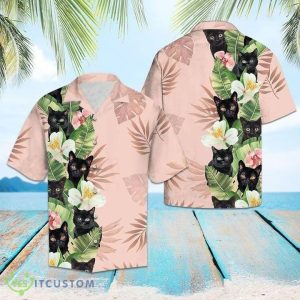 Cat Summer Aloha Button Down Short Shirt Design 1 Aloha Beach Gift For Men And Women - Cat Summer Aloha Button Down Short Shirt, Hawaiian Shirt Unisex Women's Men's Couples Matching Friends Funny Family Hawaii Shirt_4