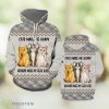 Cats Make Me Happy All Over Print 3D Hoodie Men And Women Gift Product Photo 1