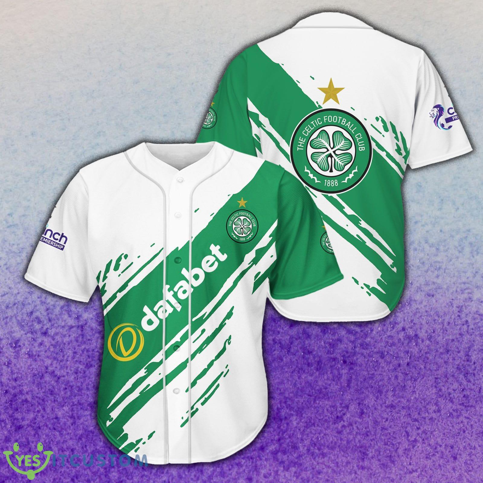 Celtic FC Logo SPFL Fans Jersey Baseball Shirt Gift For Men And Women 3 Celtic FC Logo SPFL Fans Jersey Baseball Shirt Gift For Men And Women - Celtic FC Logo SPFL Fans Jersey Baseball Shirt Gift For Men And Women
