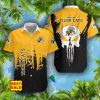 CFL Hamilton Tiger-Cats Aloha Style 5 Big Logo Hawaiian Shirt For Fans - CFL Hamilton Tiger-Cats Aloha Style 5 Big Logo Hawaiian Shirt For Fans