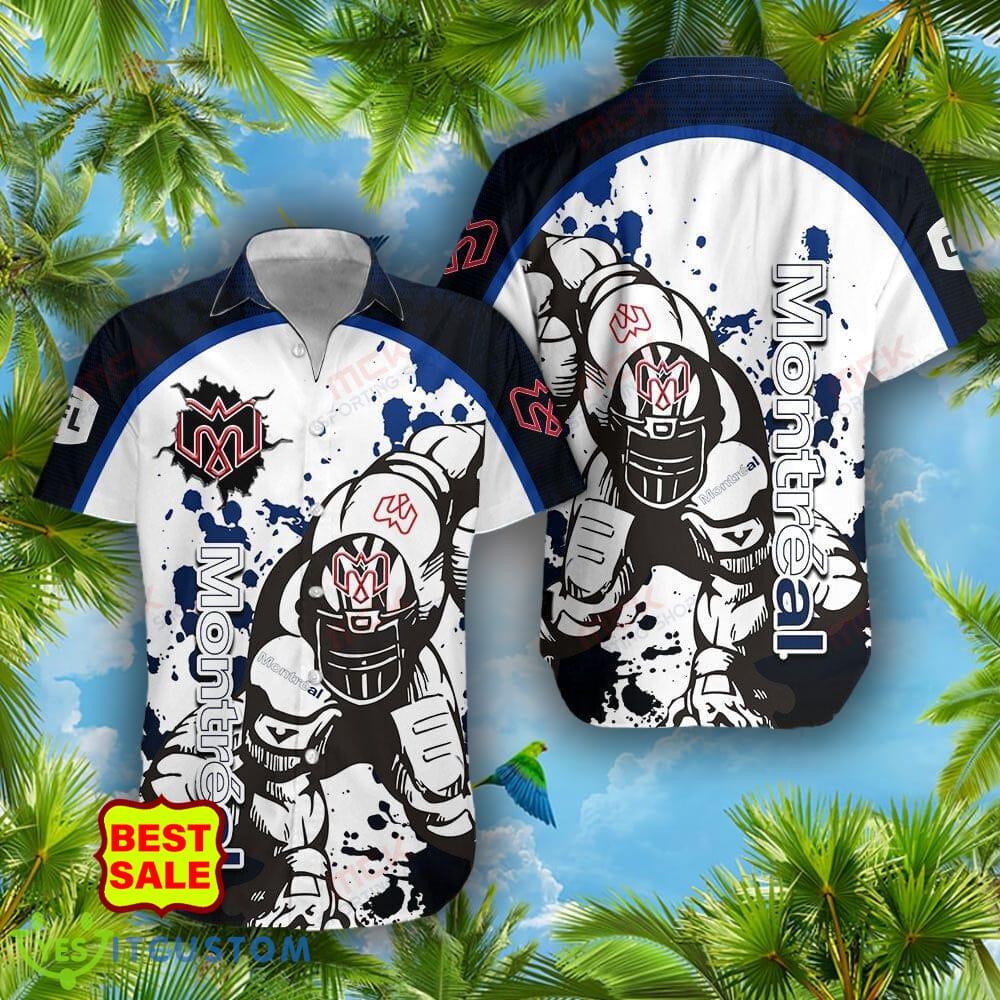 CFL Team Montreal Alouettes Aloha Style 1 Big Logo Hawaiian Shirt For Fans 2 CFL Team Montreal Alouettes Aloha Style 1 Big Logo Hawaiian Shirt For Fans - CFL Team Montreal Alouettes Aloha Style 1 Big Logo Hawaiian Shirt For Fans