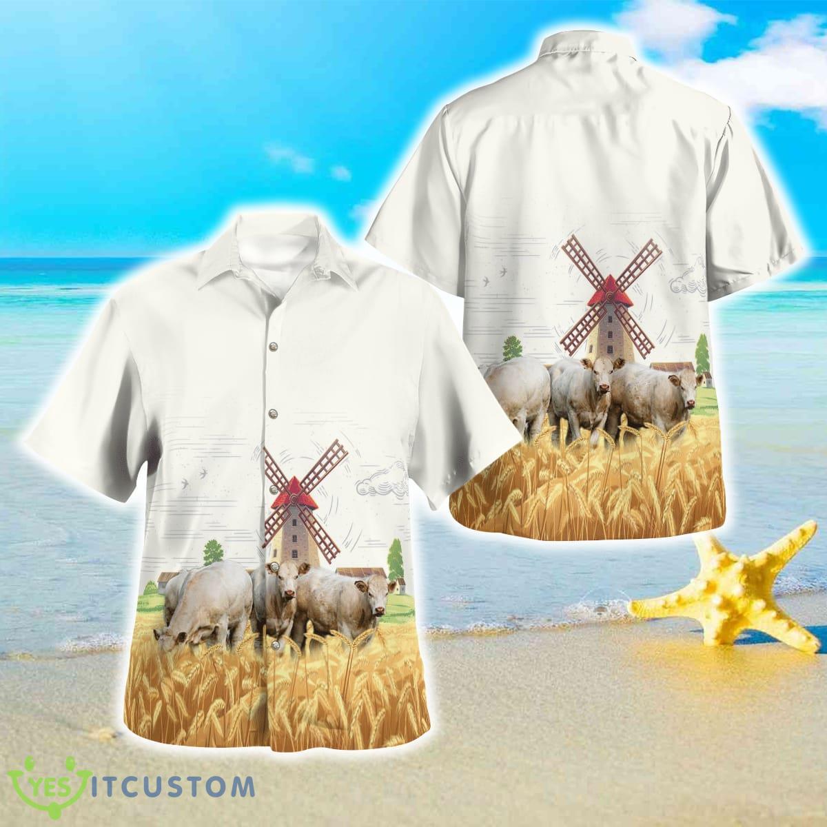 Charolais Cattle Hawaiian Shirt Best Style For Men Women 2 Charolais Cattle Hawaiian Shirt Best Style For Men Women Product Photo 1