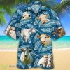 Charolais Cattle Lovers Blue Feather 3D Hawaiian Shirt Aloha Beach Gift For Men And Women - Charolais Cattle Lovers Blue Feather Hawaiian Shirt, Angus Cattle Hawaiian Shirt, Angus Cow Shirt, Cow Hawaiian Shirt,Farm Beach Shirt_2