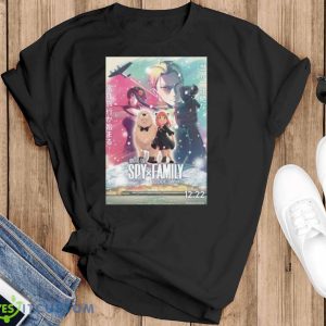 Cheap Teaser Visual Spy X Family Code White Movie Poster Shirt - Black T-Shirt