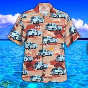 Cheltenham Pennsylvania Cheltenham Fire Company Summer Aloha And Beach Short Product Photo 2