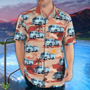 Cheltenham Pennsylvania Cheltenham Fire Company Summer Aloha And Beach Short Product Photo 3
