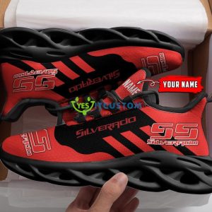 Chevrolet Silverado SS Clunky Sneakers Max soul shoes Custom Name Men And Women Gift For Fans - Chevrolet Silverado SS Clunky Sneakers, Max soul shoes_2