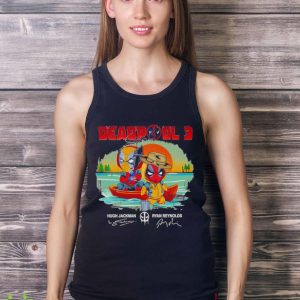Chibi Deadpool 3 Signatures shirt 8 Chibi Deadpool 3 Signatures shirt - Ladies Tank Top