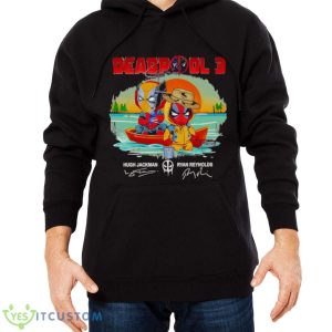 Chibi Deadpool 3 Signatures shirt 9 Chibi Deadpool 3 Signatures shirt - Men Black Hoodie