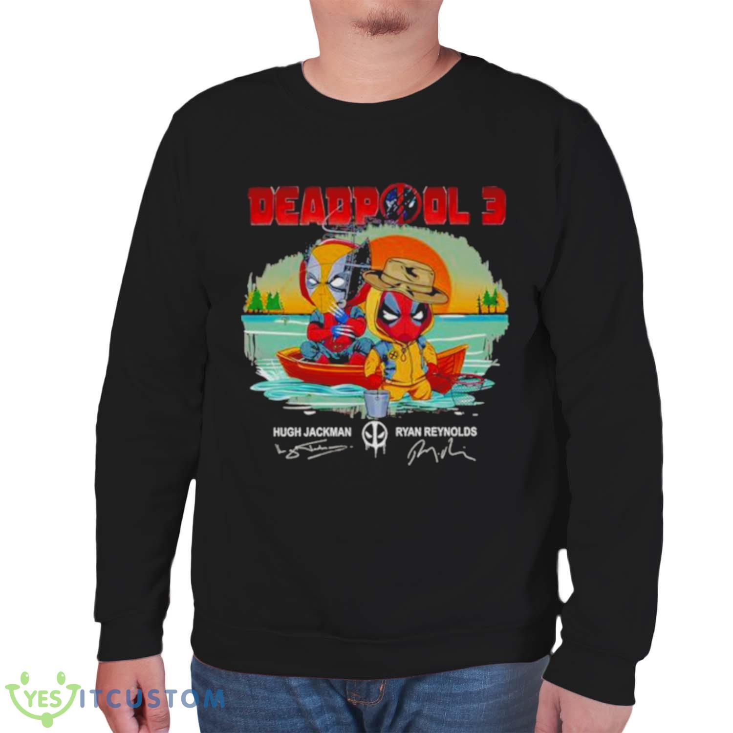 Chibi Deadpool 3 Signatures shirt 6 Chibi Deadpool 3 Signatures shirt - Unisex Sweatshirt