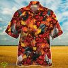 Chicken In The Red Leave Pattern Hawaiian Shirt For Men Women Product Photo 1