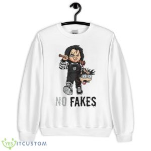 Chucky doll no fake shirt - Unisex Heavy Blend Crewneck Sweatshirt