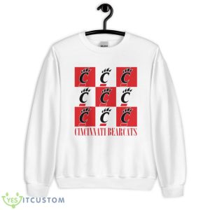 Cincinnati Bearcats Checkerboard Logo Shirt 6 Cincinnati Bearcats Checkerboard Logo Shirt - Unisex Heavy Blend Crewneck Sweatshirt