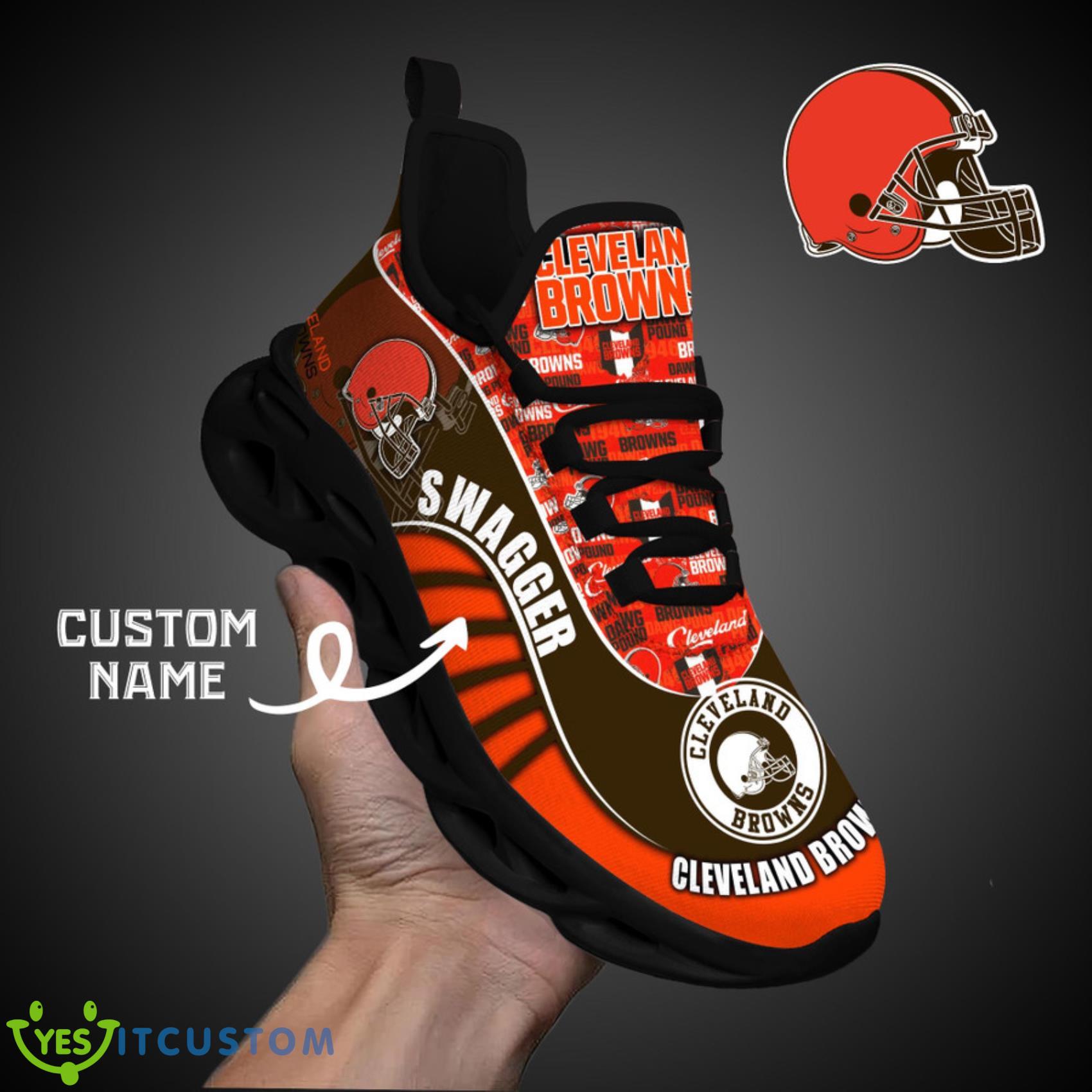 Cleveland Browns NFL Custom Name Gift For Fans AOp Max Soul Shoes 16 Cleveland Browns NFL Custom Name Gift For Fans AOp Max Soul Shoes Product Photo 4