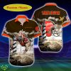 Cleveland Browns NFL Football Custom Name Hawaiian Shirt Best Gift For Men And Women Fans Product Photo 1