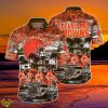 Cleveland Browns NFL Hawaiian Shirt Tropical Patterns Graphic Hot Trending Summer For Awesome Fans Product Photo 1