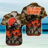 Cleveland Browns NFL Palm Trees Summer Hawaiian Shirt Product Photo 1