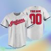 Cleveland Indians Custom Name & Number Baseball Shirt Best Gift For Men And Women Product Photo 1