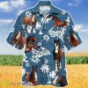 CLYDESDALE HORSE Blue Tribal Hawaiian Shirt Aloha Shirt For Men Women Product Photo 1