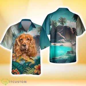 Cocker Spaniel All Print 3D Hawaiian Shirt Best Gift For Dog Lovers Product Photo 3
