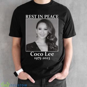 Coco Lee Hong Kong Singer Rip Rest In Peace Art shirt 7 Coco Lee Hong Kong Singer Rip Rest In Peace Art shirt - Black Unisex T-Shirt