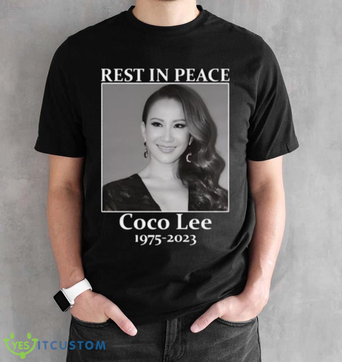 Coco Lee Hong Kong Singer Rip Rest In Peace Art shirt 2 Coco Lee Hong Kong Singer Rip Rest In Peace Art shirt - Black Unisex T-Shirt