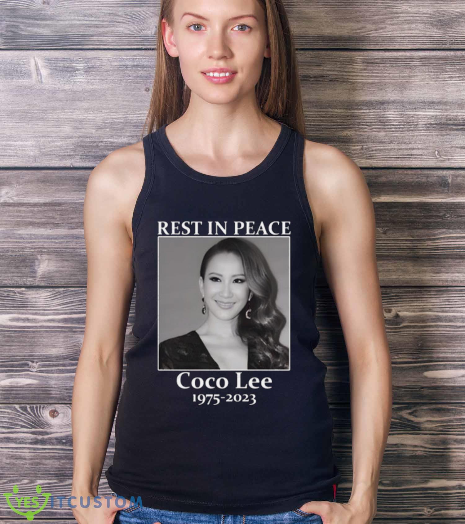 Coco Lee Hong Kong Singer Rip Rest In Peace Art shirt 3 Coco Lee Hong Kong Singer Rip Rest In Peace Art shirt - Ladies Tank Top