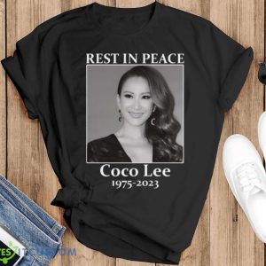 Coco Lee Hong Kong Singer Rip Rest In Peace Art shirt - Black T-Shirt
