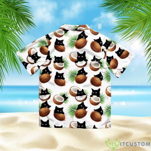 Coconut Cat Summer Hawaiian Shirt 4 Coconut Cat Summer Hawaiian Shirt - Coconut Cat Summer Hawaiian Shirt Shorts, Cat Summer Short Sleeve Button Hawaiian Shirt Beach Shorts, Button Down Hawaiian Shirt CHMY21_2