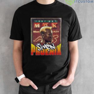 Code 187 Mdk Murder Death Kill Simon Phoenix Shirt - Black Unisex T-Shirt