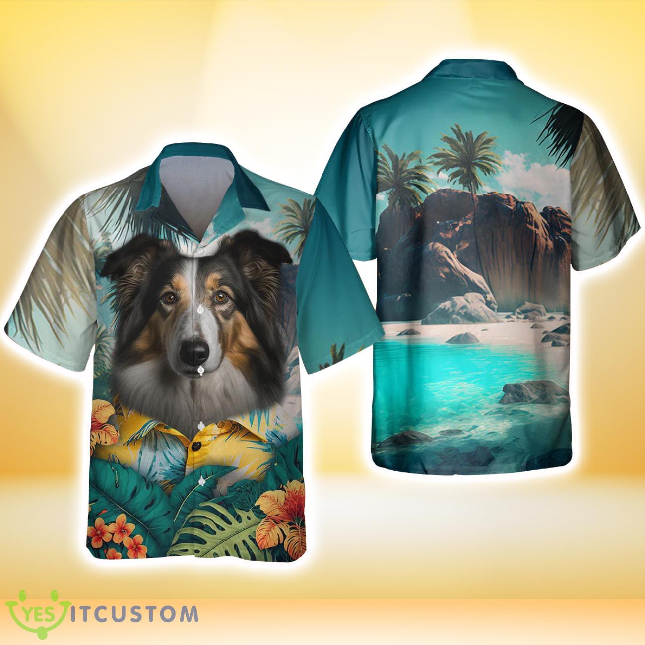 Collie All Print 3D Hawaiian Shirt Best Gift For Dog Lovers 3 Collie All Print 3D Hawaiian Shirt Best Gift For Dog Lovers Product Photo 3