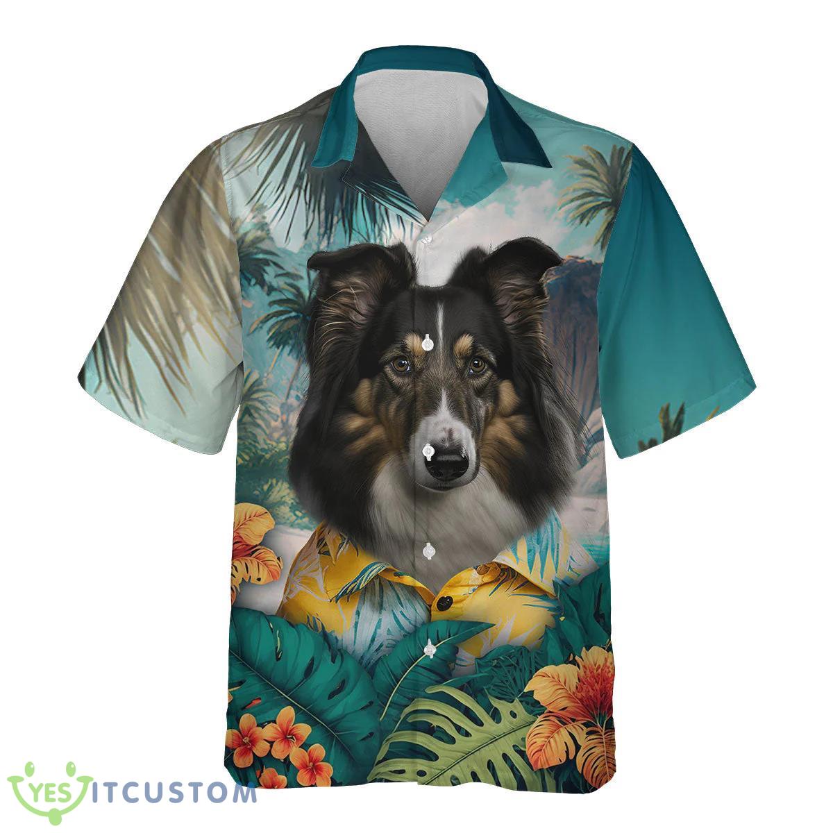 Collie All Print 3D Hawaiian Shirt For Men Women 7 Collie All Print 3D Hawaiian Shirt For Men Women Product Photo 2