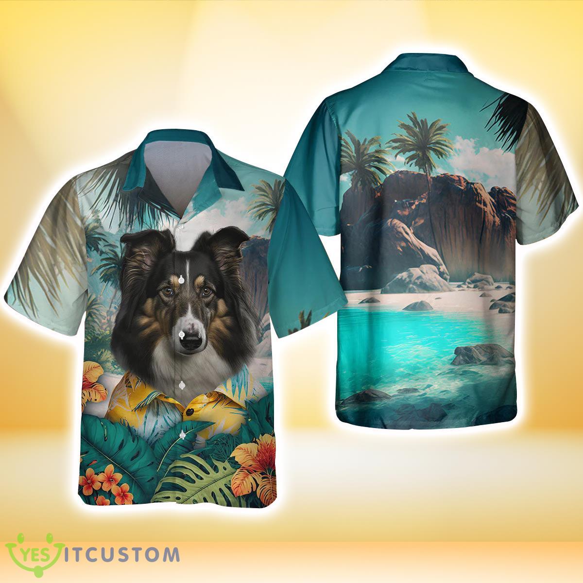 Collie All Print 3D Hawaiian Shirt For Men Women 3 Collie All Print 3D Hawaiian Shirt For Men Women Product Photo 3