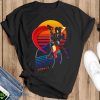 Colored Testament Retro Game shirt - Black T-Shirt