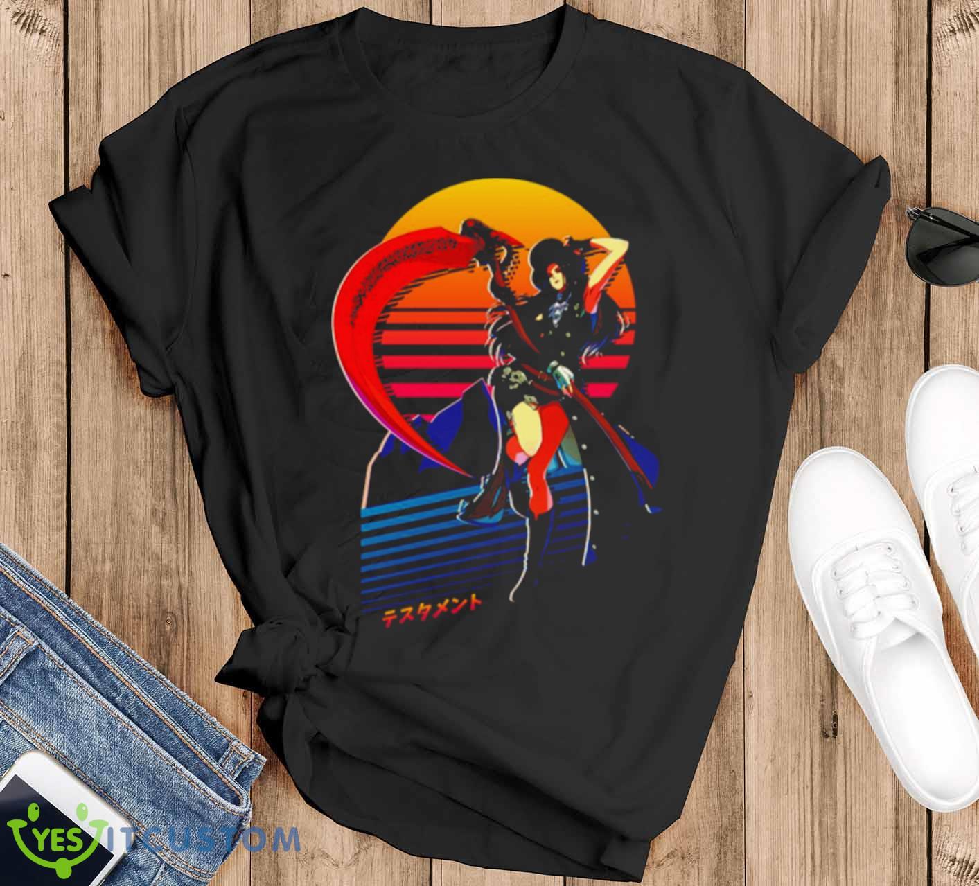 Colored Testament Retro Game shirt 12 Colored Testament Retro Game shirt - Black T-Shirt