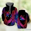 Colorful American Samoa Polynesian All Over Print 3D Hoodie Cute Gift Product Photo 1