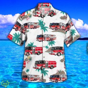 Connecticut Bridgeport Fire Department Summer Aloha And Beach Short Product Photo 2