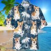 Corgi Hawaiian Tropical Plants Pattern Hawaiian Shirt For Men And Women Product Photo 1