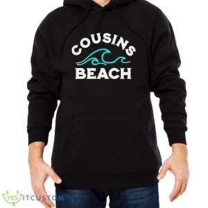 Cousin Beach Summer Shirt 8 Cousin Beach Summer Shirt - Men Black Hoodie