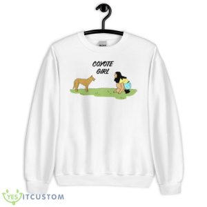 Coyote Girl Design Never Have I Ever shirt - Unisex Heavy Blend Crewneck Sweatshirt