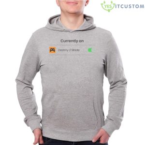 Currently On Mode Destin 2 T-Shirt - Grey Unisex Hoodie