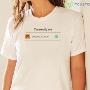 Currently On Mode Destin 2 T-Shirt - White Ladies T-Shirt