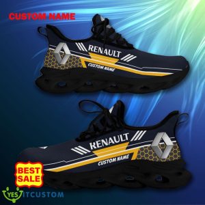 Custom Name Car Racing Renault Style 4 Max Soul Shoes Men And Women Running Sneakers For Fans - Car Racing Renault_1