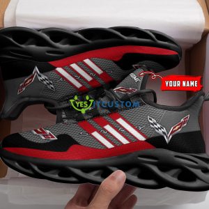 Custom Name Corvette C7 Stingrays SSR New Clunky Sneakers Max soul shoes Car Men And Women For Fans Gift - Corvette C7 Stingrays SSR New Clunky Sneakers, Max soul shoes_1
