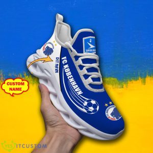 Custom Name F.C. København Sport Shoes Logo 3 Danish Superliga Max Soul Sneakers For Fans - F.C. København Max Soul Shoes_1
