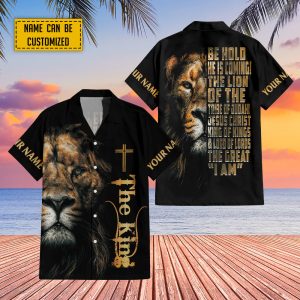 Custom Name Hawaiian Lion Of Judah Revelations Hawaiian Shirt And Short Summer For Men And Women Gift 5 Custom Name Hawaiian Lion Of Judah Revelations Hawaiian Shirt And Short Summer For Men And Women Gift - 240723-163151