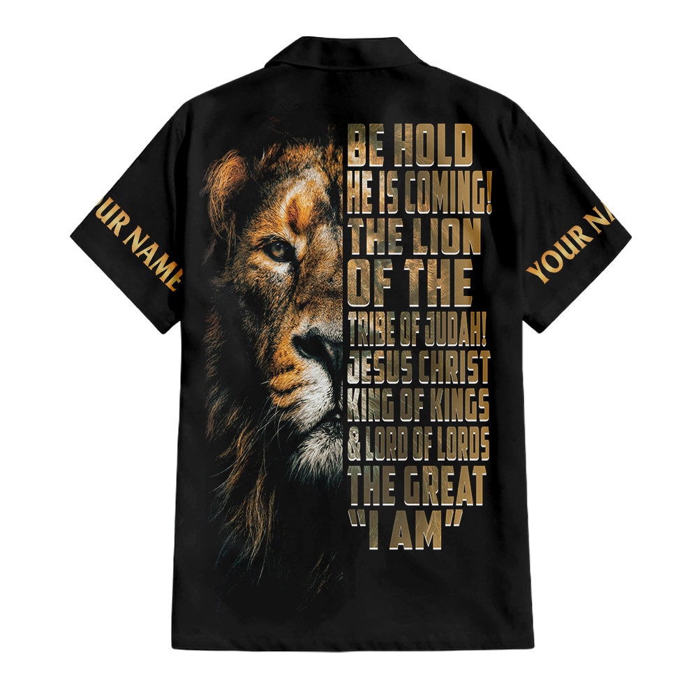 Custom Name Hawaiian Lion Of Judah Revelations Hawaiian Shirt And Short Summer For Men And Women Gift 4 Custom Name Hawaiian Lion Of Judah Revelations Hawaiian Shirt And Short Summer For Men And Women Gift - 240723-163154
