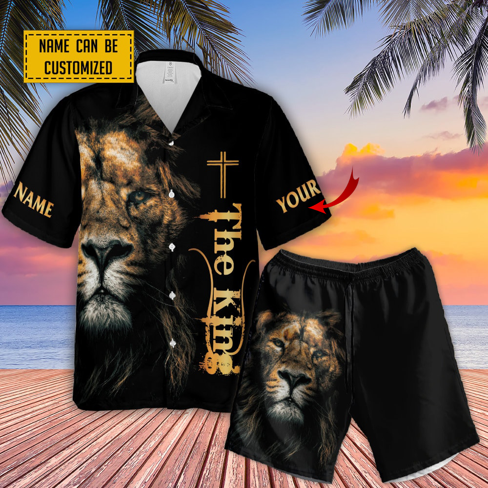 Custom Name Hawaiian Lion Of Judah Revelations Hawaiian Shirt And Short Summer For Men And Women Gift 8 Custom Name Hawaiian Lion Of Judah Revelations Hawaiian Shirt And Short Summer For Men And Women Gift - 240723-163142