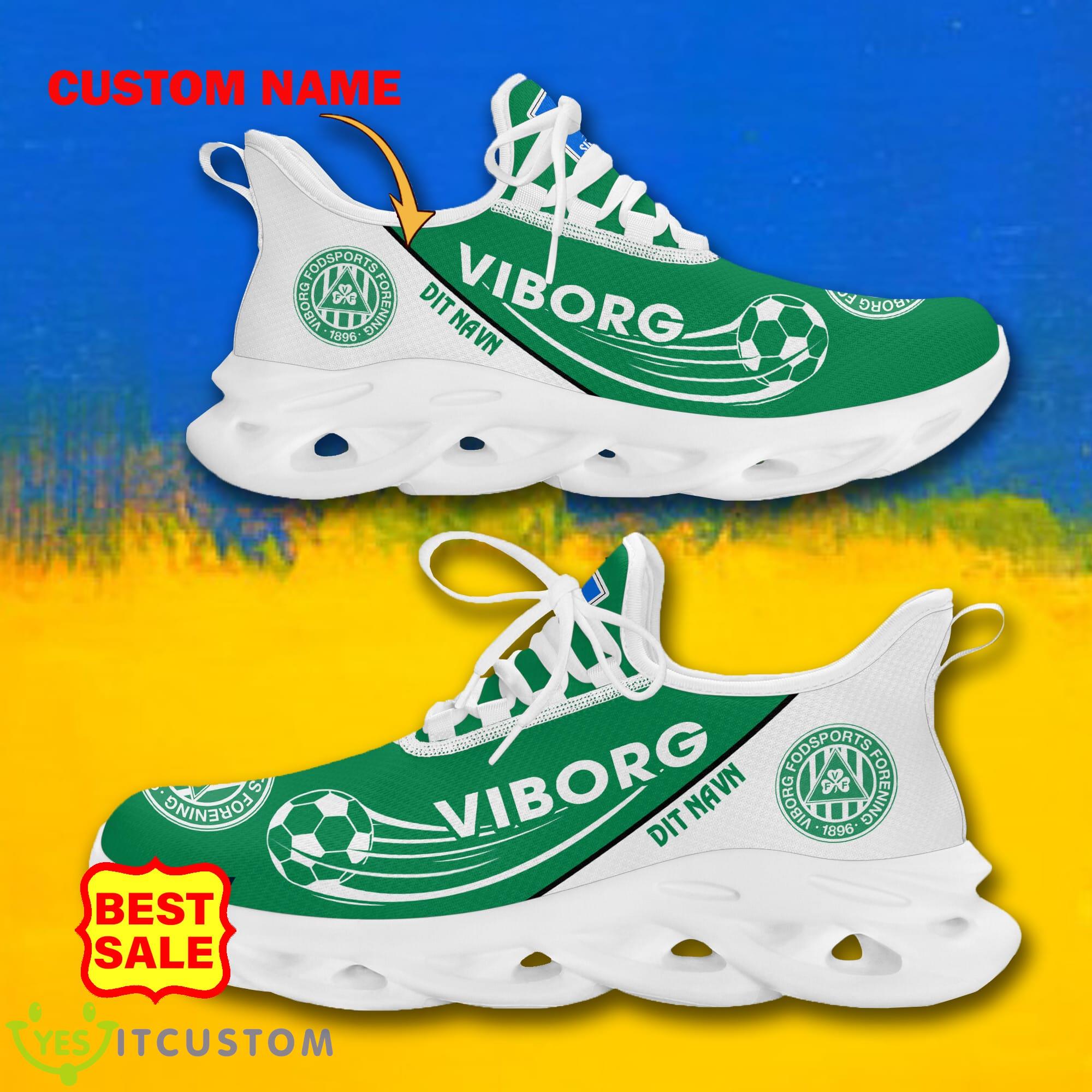 Custom Name Viborg FF Sport Shoes Logo 1 Danish Superliga Max Soul Sneakers For Fans 2 Custom Name Viborg FF Sport Shoes Logo 1 Danish Superliga Max Soul Sneakers For Fans - Viborg FF Max Soul Shoes_4