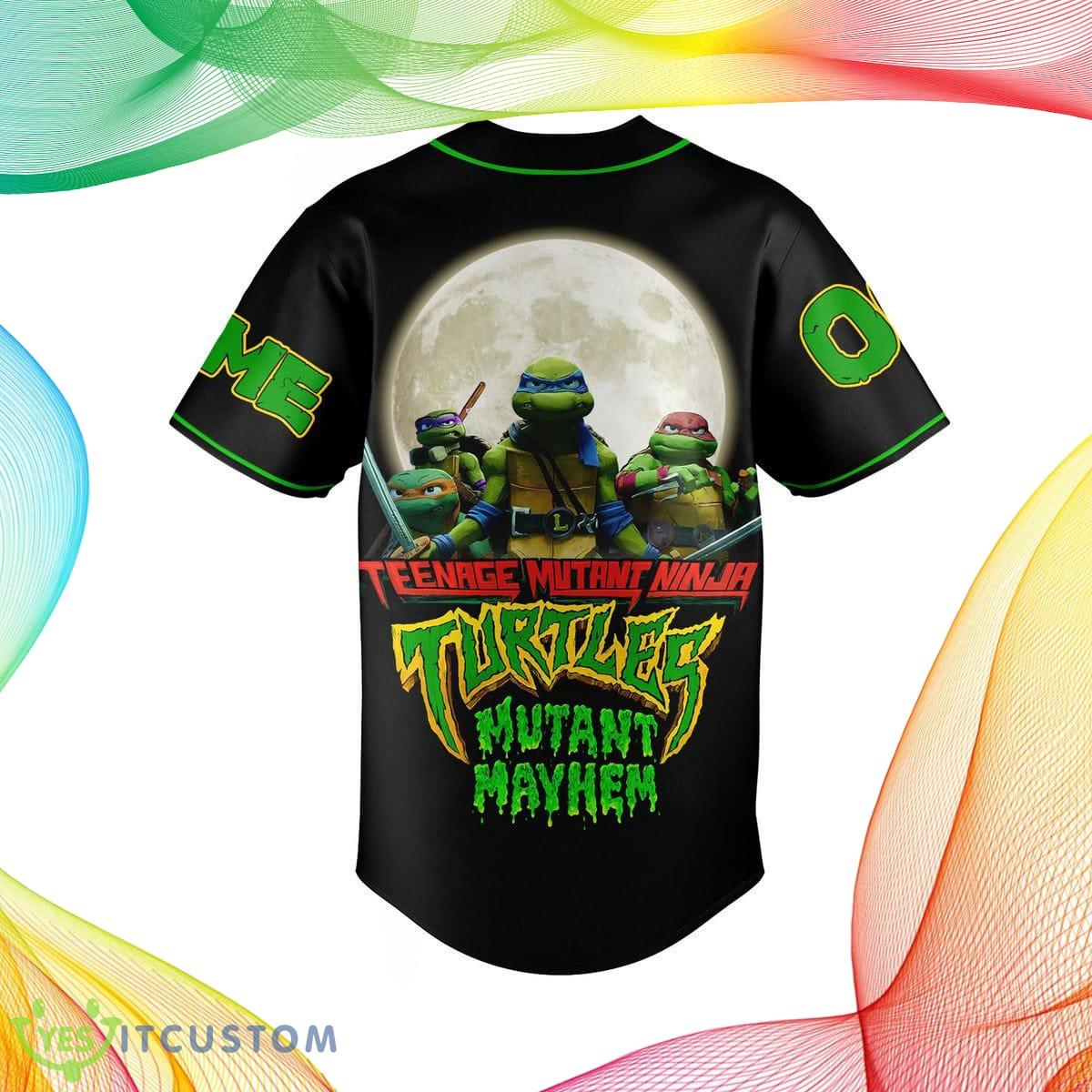 Custom Number And Name Teenage Mutant Ninja Turtles Mutant Mayhem Black Design Baseball Jersey Shirt 6 Custom Number And Name Teenage Mutant Ninja Turtles Mutant Mayhem Black Design Baseball Jersey Shirt - Teenage Mutant Ninja Turtles Mutant Mayhem Black Design Personalized Baseball Jersey_3